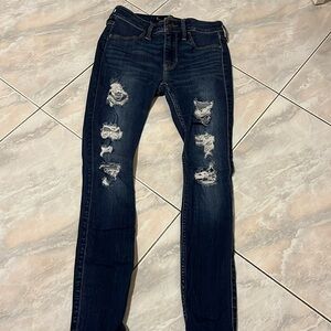 hollister mid rise jean leggings size 1s